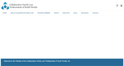 Desktop Screenshot of collaborativefamilylawfl.com